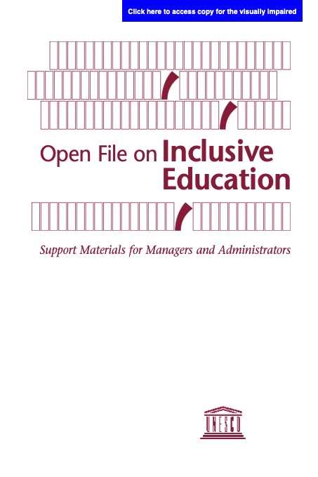 Open File on Inclusive Education (summary booklet)