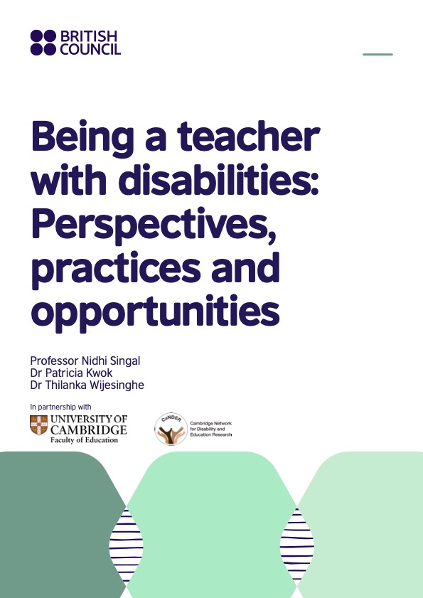 Being a teacher with disabilities: Perspectives, practices and opportunities