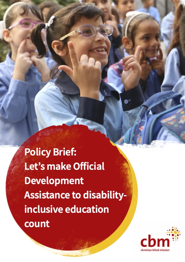 Let’s make Official Development Assistance to disability-inclusive education count. Policy Brief