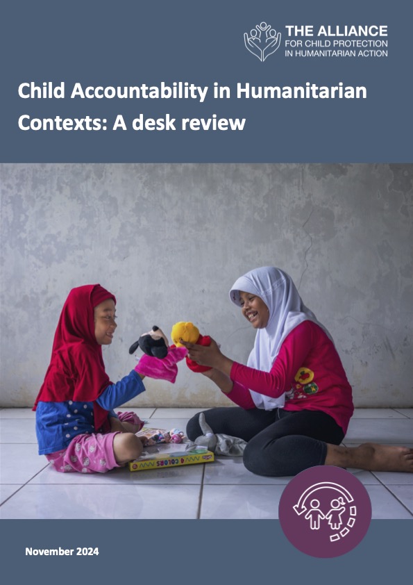 Child Accountability in Humanitarian  Contexts: A desk review