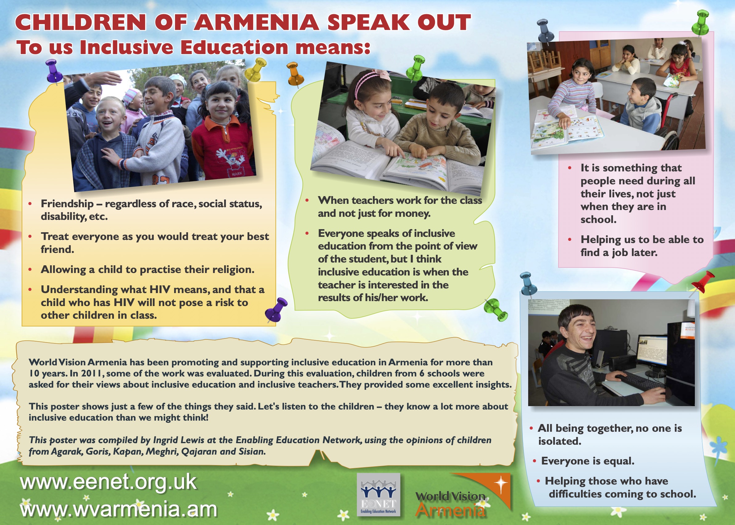 Children of Armenia Speak Out (about inclusive education)
