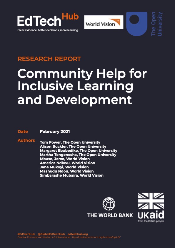 Community Help for Inclusive Learning and Development (CHILD): A Study of How Mobile Phones Were Used to Recruit and Equip Community Volunteers to Support Children’s Learning During Covid-19 School Closures in Zimbabwe