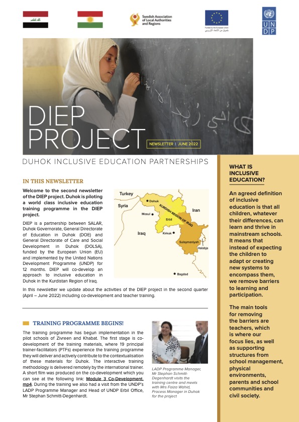 Duhok Inclusive Education Partnerships (DIEP) Newsletter (02)