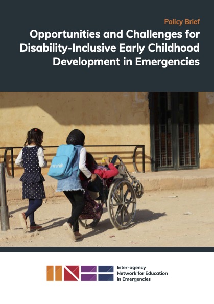 Opportunities and challenges for disability-inclusive early childhood development in emergencies