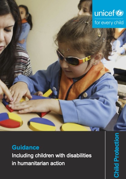 Guidance: Including children with disabilities in humanitarian action