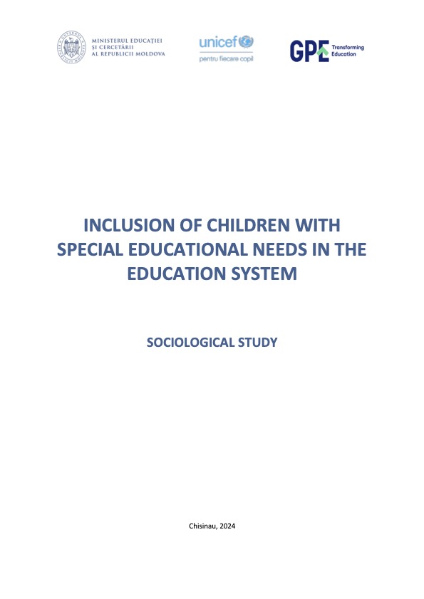 Inclusion of children with special educational needs in the education system