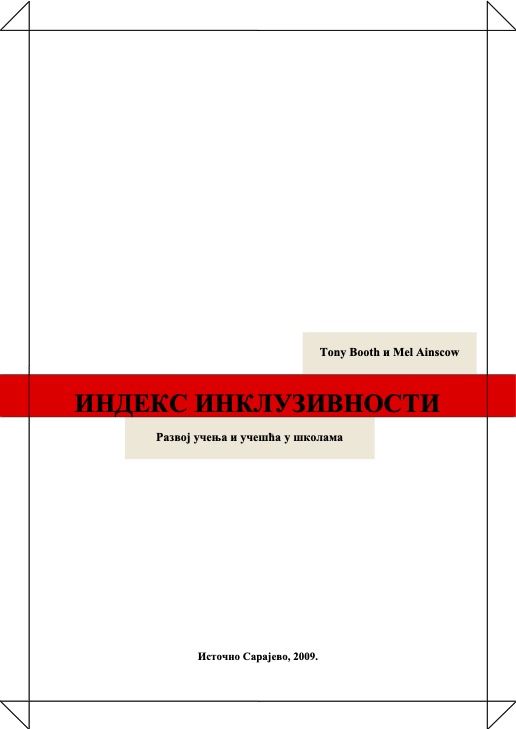 (Serbian for Bosnia) Index for Inclusion: Developing learning and participation in schools
