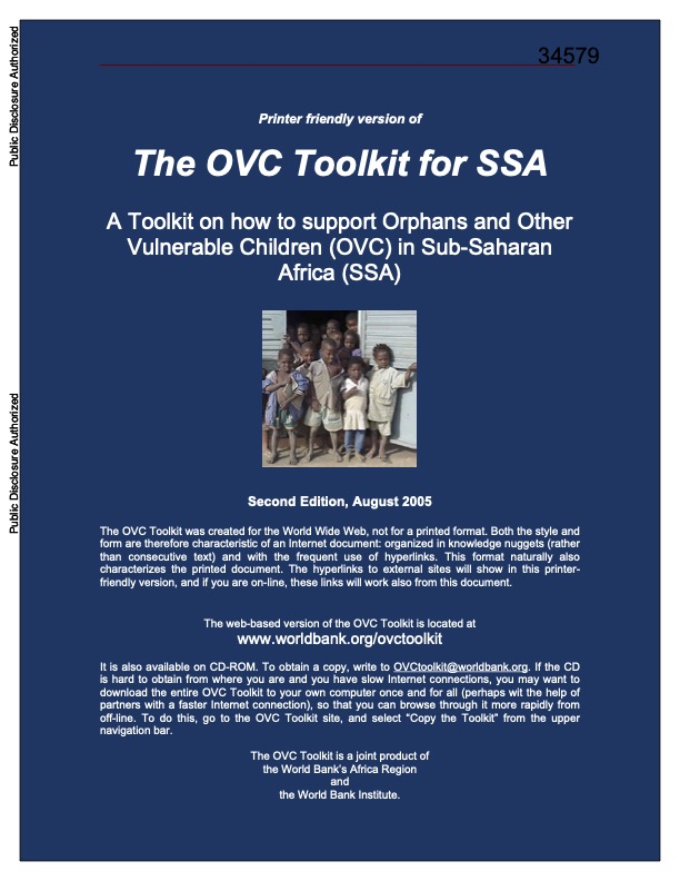 OVC Toolkit for SSA