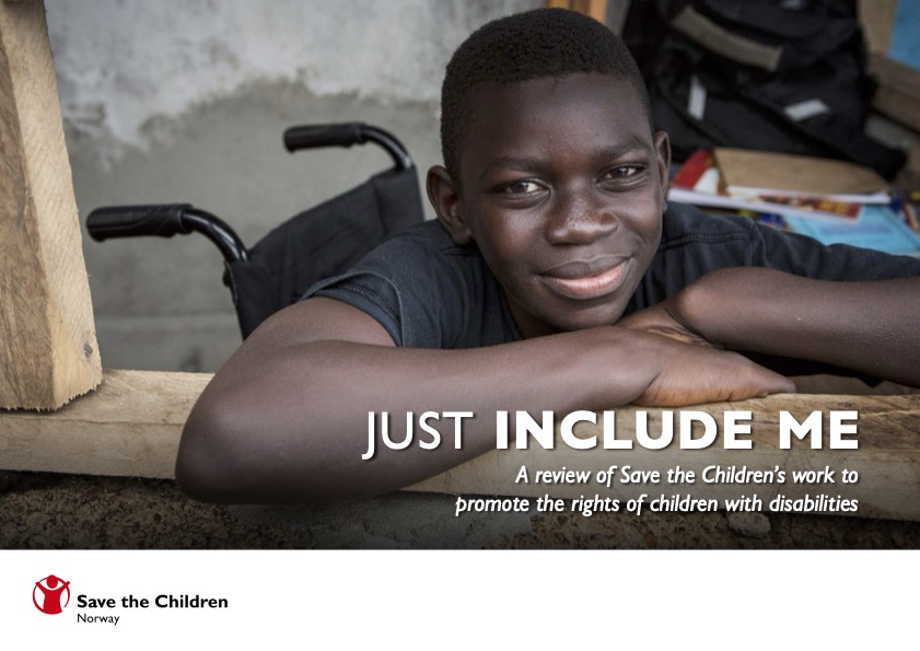 Just Include Me: A review of Save the Children’s work to promote the rights of children with disabilities