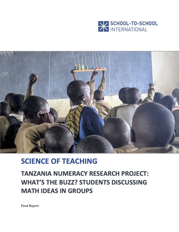 Science of Teaching: Tanzania Numeracy Research Project: What's the Buzz? Students Discussing Math Ideas in Groups