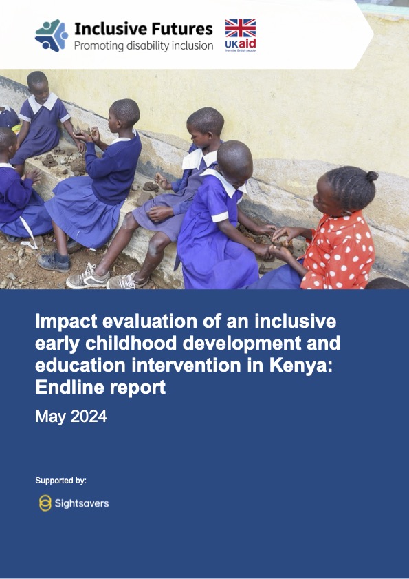 Impact evaluation of an inclusive early childhood development and education intervention in Kenya: Endline report