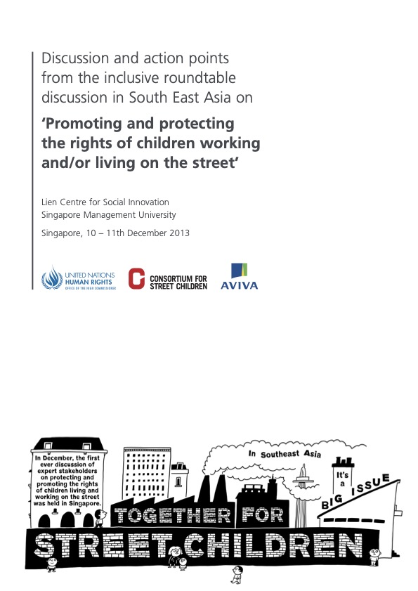 Discussion and action points from the inclusive roundtable discussion in South East Asia on 'promoting and protecting the rights of children working and/or living on the street'