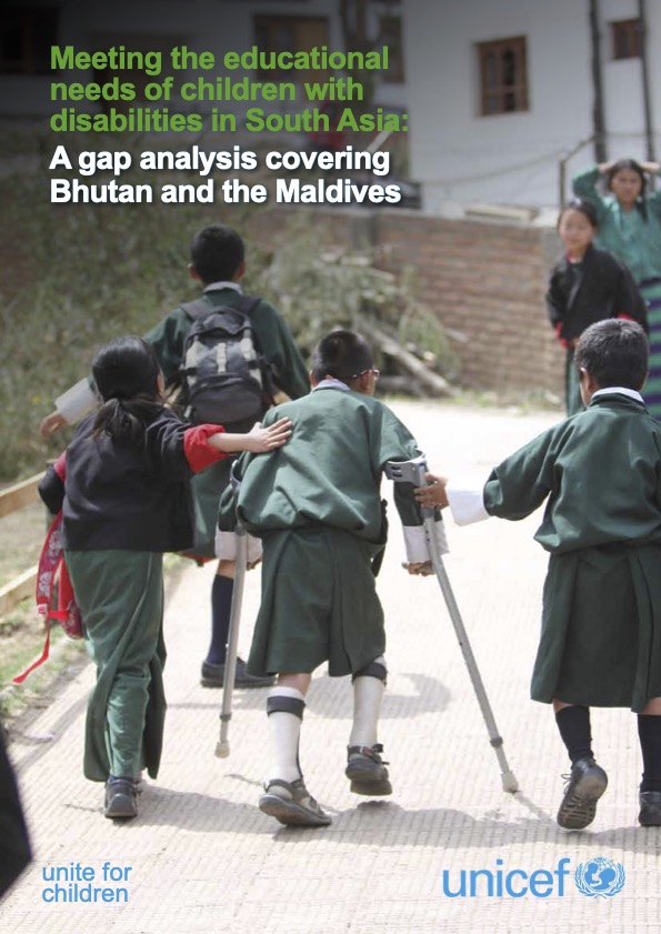 Meeting the educational needs of children with disabilities in South Asia: A gap analysis covering Bhutan and the Maldives