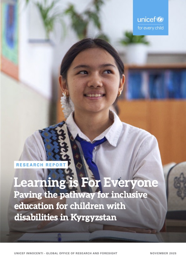 Learning is For Everyone. Paving the pathway for inclusive education for children with disabilities in Kyrgyzstan