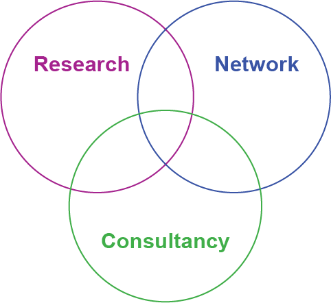 All of our areas of work (networking, consultancies and research) overlap and inform each other. Our shared vision and principles in relation to inclusive education are central to everything we do.