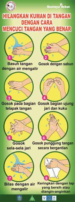 Hand washing campaign poster