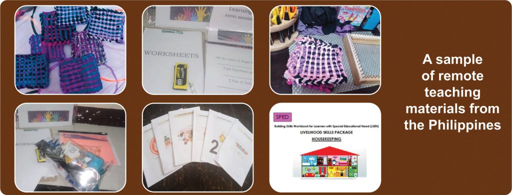 A sample of remote teaching materials from the Philippines