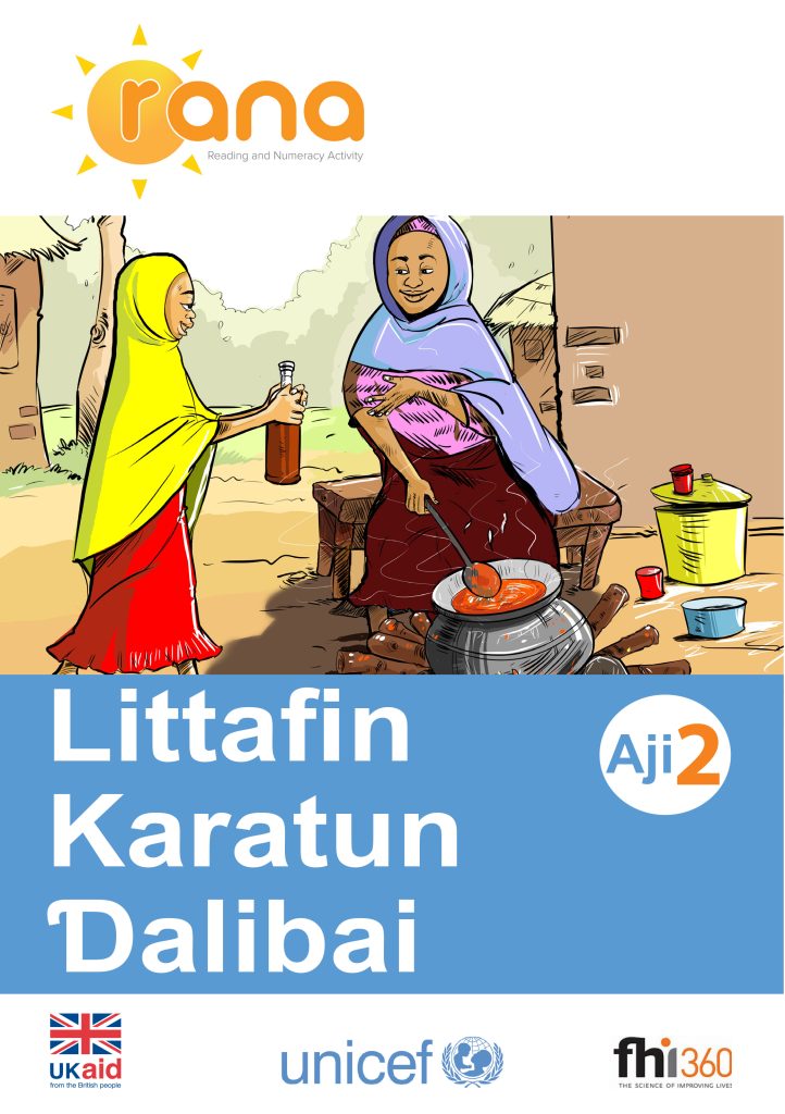 Cover of one of the Hausa booklets